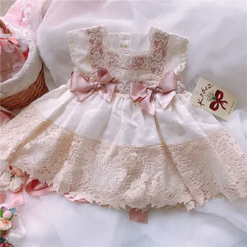 

Custom-made Spanish girl baby lace dress birthday dress parent-child outfit temperament princess style dress dress summer