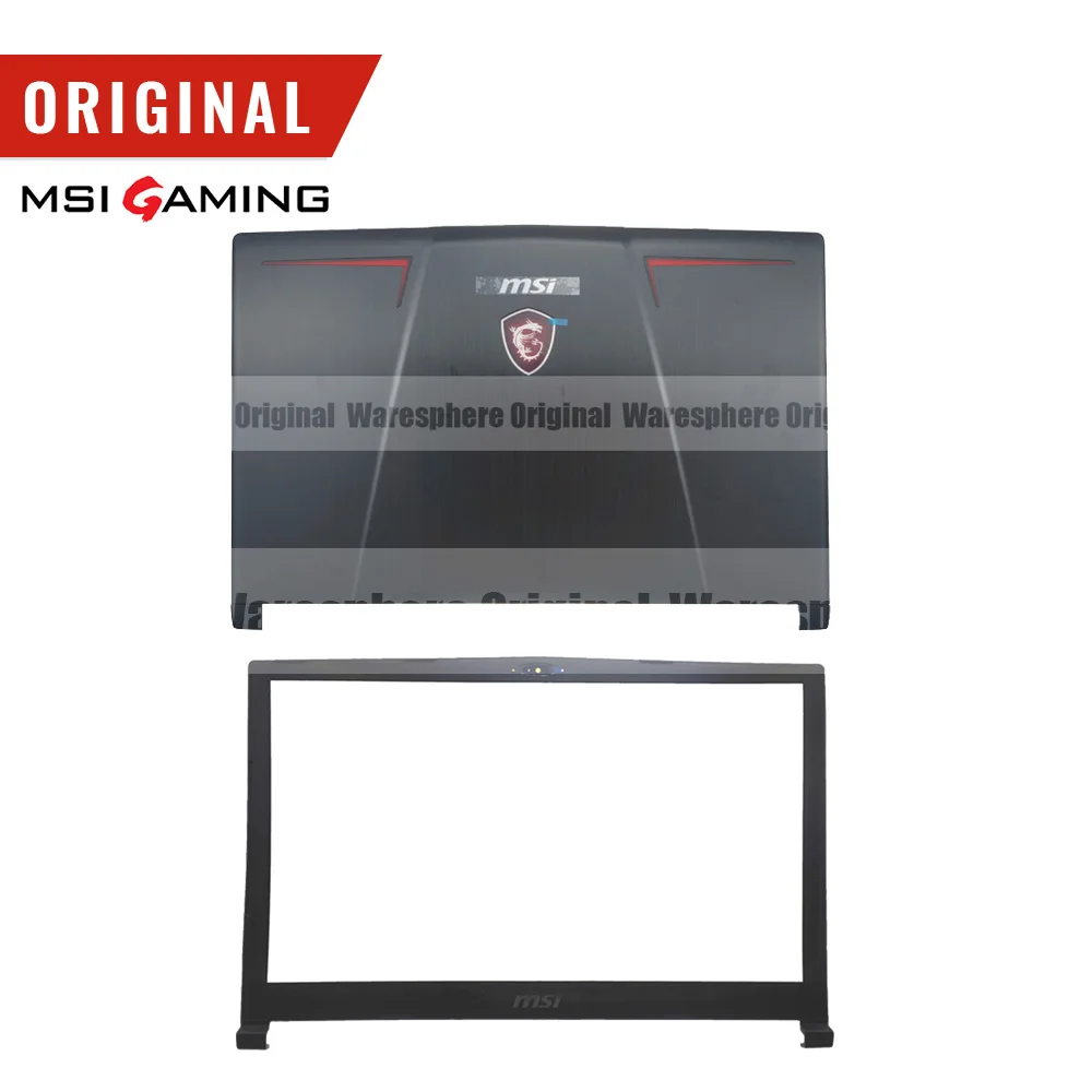 ЖК-Дисплей задняя Передняя панель для MSI GP63 GP63VR MS-16P4 MS-16P5 3076P5A221 черный - Цвет: Both AB