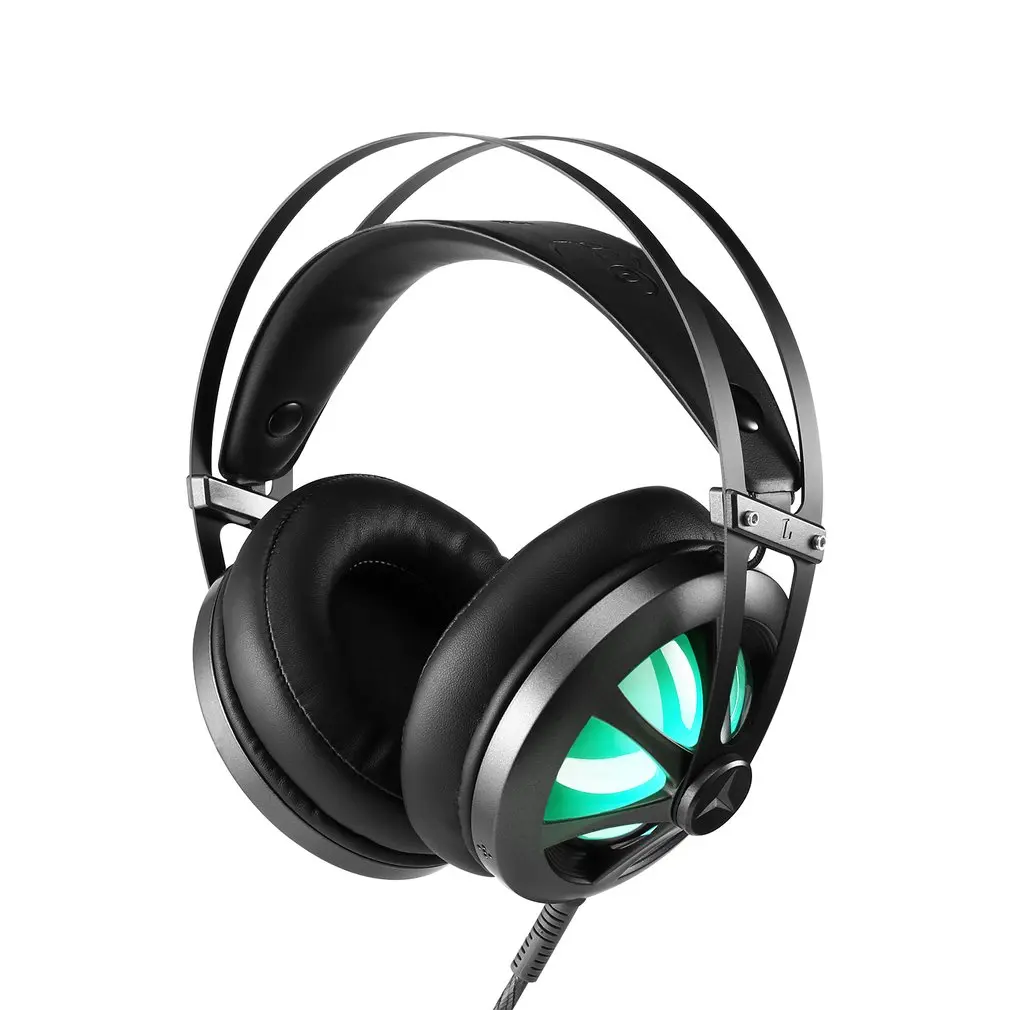 

Gaming Headset Stereo Over-ear Gaming Headphones with LED Light Built-in Microphone Wired Game Earphones for PS4 PC Gamer