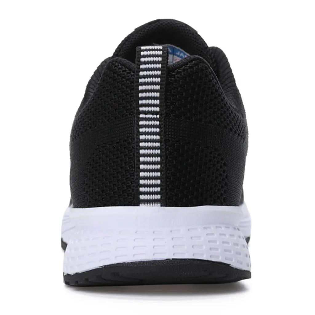 KANCOLLE Ladies Fashion Casual Simple Leisure Mesh Breathable Lace-Up Sneakers Walking Comfortable Outdoor Running Shoe 104#4