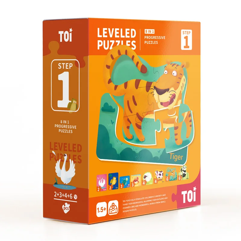 2020 Educational Toy Leveled puzzle for Kids step1 Animal to exercise your children's brain