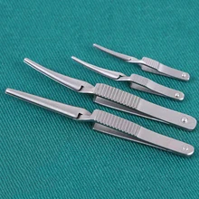 Stainless Steel Hemostatic Clip Surgery Medical Equipment Surgical Instruments Microscopic Tweezer Double Eyelids Tool