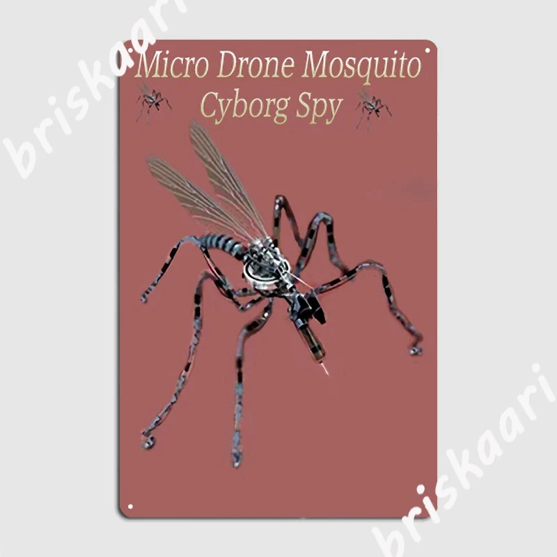 Micro Drone Mosquito Cyborg Spys con a bordo Rfid Nanotech Metal