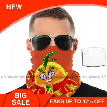 

Plants Vs Zombies Mouth Face Mask Citron Facial Mask Polyester Cool with 2 Filters for Adult Mask