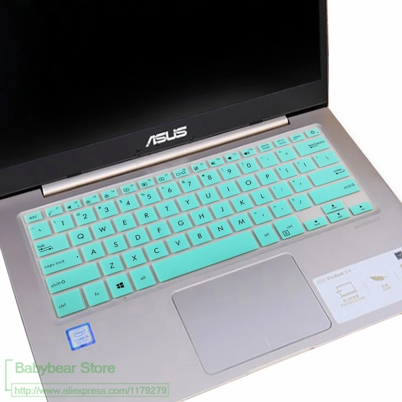 whiteblue Защитная крышка для клавиатуры ноутбука ASUS zenbook 14 UX431FA UX431FN UX431F UX431FL UX431 FA FN FL UX 431 14 дюймов - Цвет: whiteblue