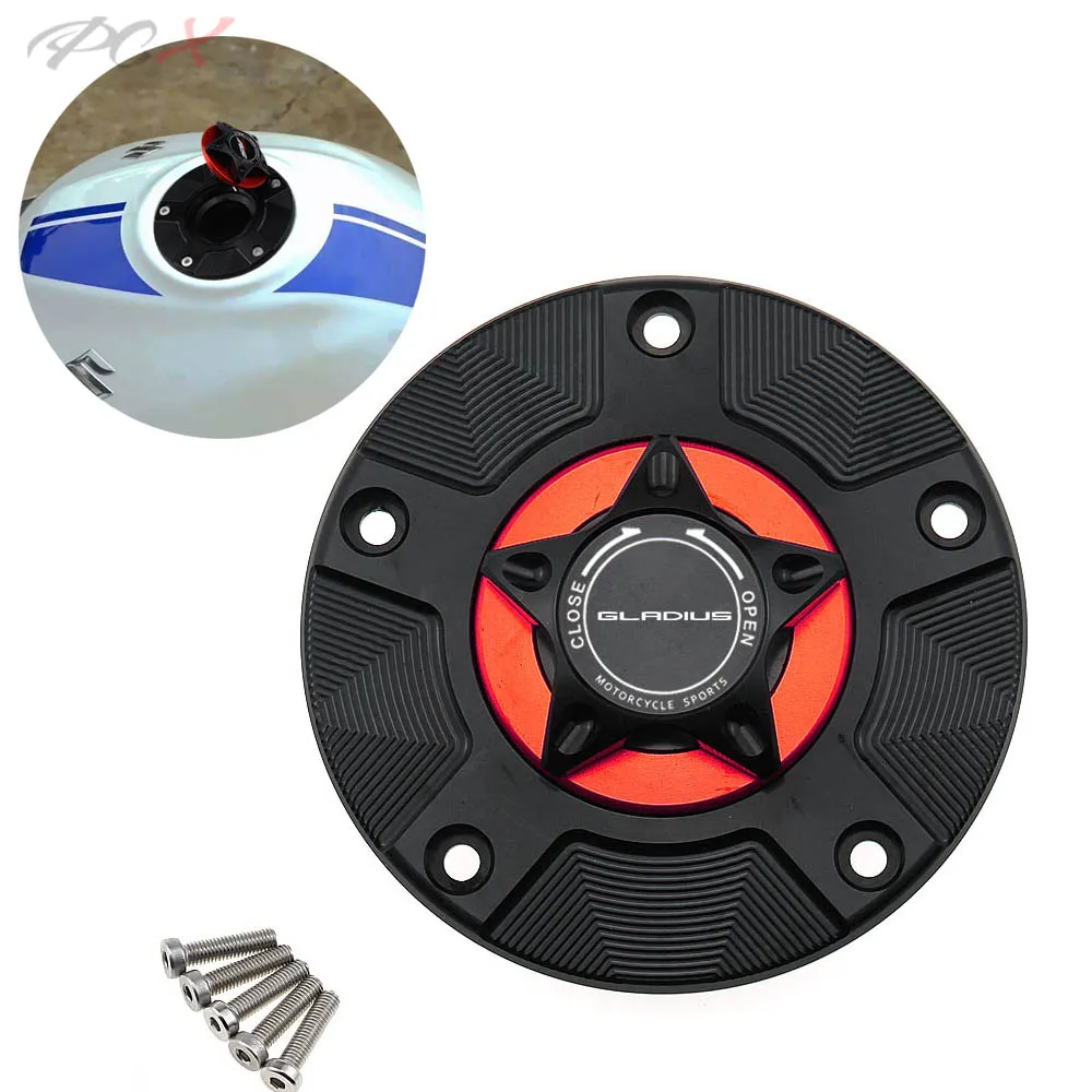 SFV 650 газовый топливный бак Крышка для SFV650 Gladius 2009-2012 мотоцикла CNC БЫСТРОРАЗЪЕМНАЯ крышка