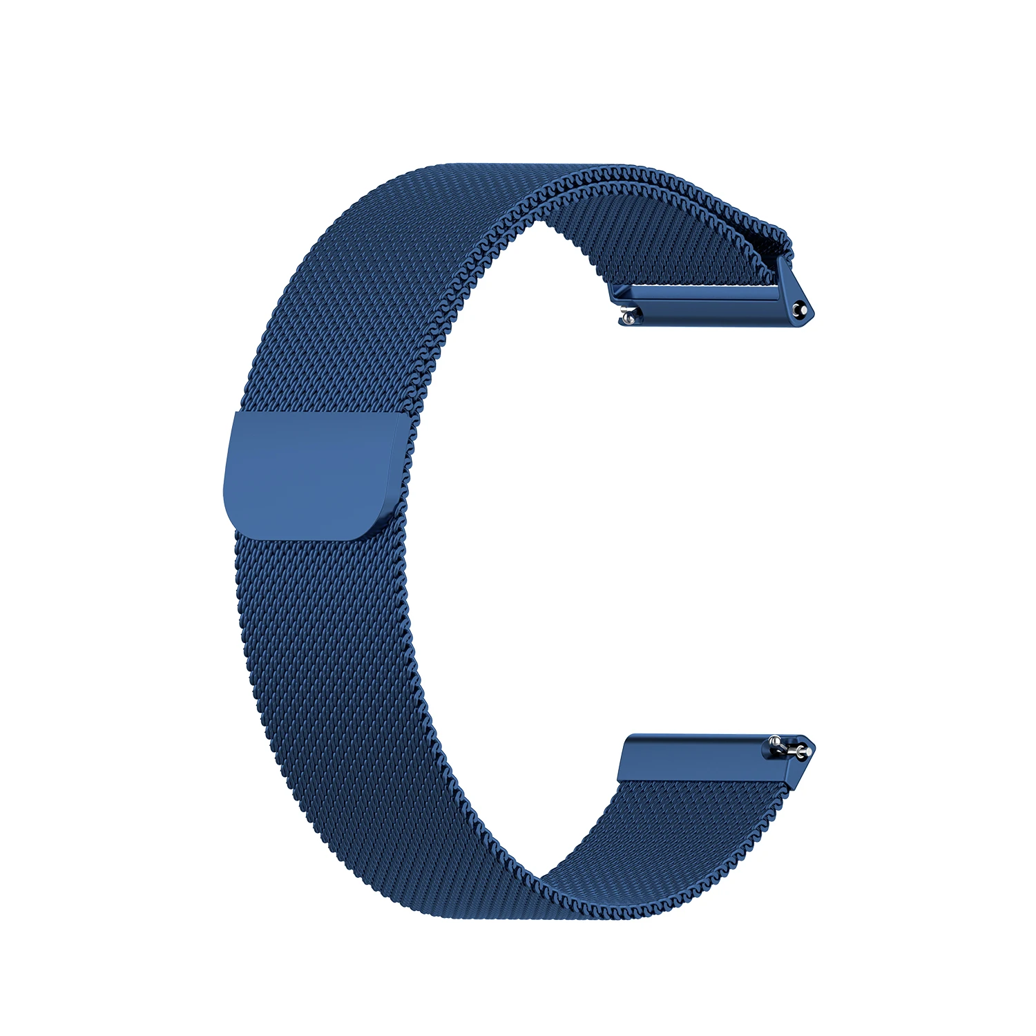FIFATA металлический браслет из нержавеющей стали Milanse для Fitbit Versa/Versa Lite/Versa 2 Смарт Браслет сменная часть - Цвет: Синий