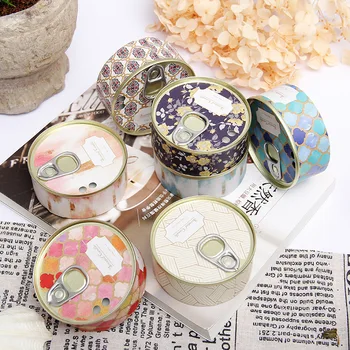 

Cans Scented Candle Durable Household Tin Candle Scented Candlelight Dinner Table Souvenir Cans of Essential Oil Gifts