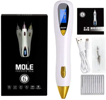 

Skin Care Laser Mole Tattoo Freckle Removal Pen LCD Sweep Spot Mole Removing Wart Corns Dark Spot Remover meat chop skin care