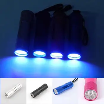 

Money Detector Flashlight 1Pcs Urine UV Pet 9-LED Pet UV Urine Detector Ultraviolet Torch Blacklight Stain Pet Stain Detector