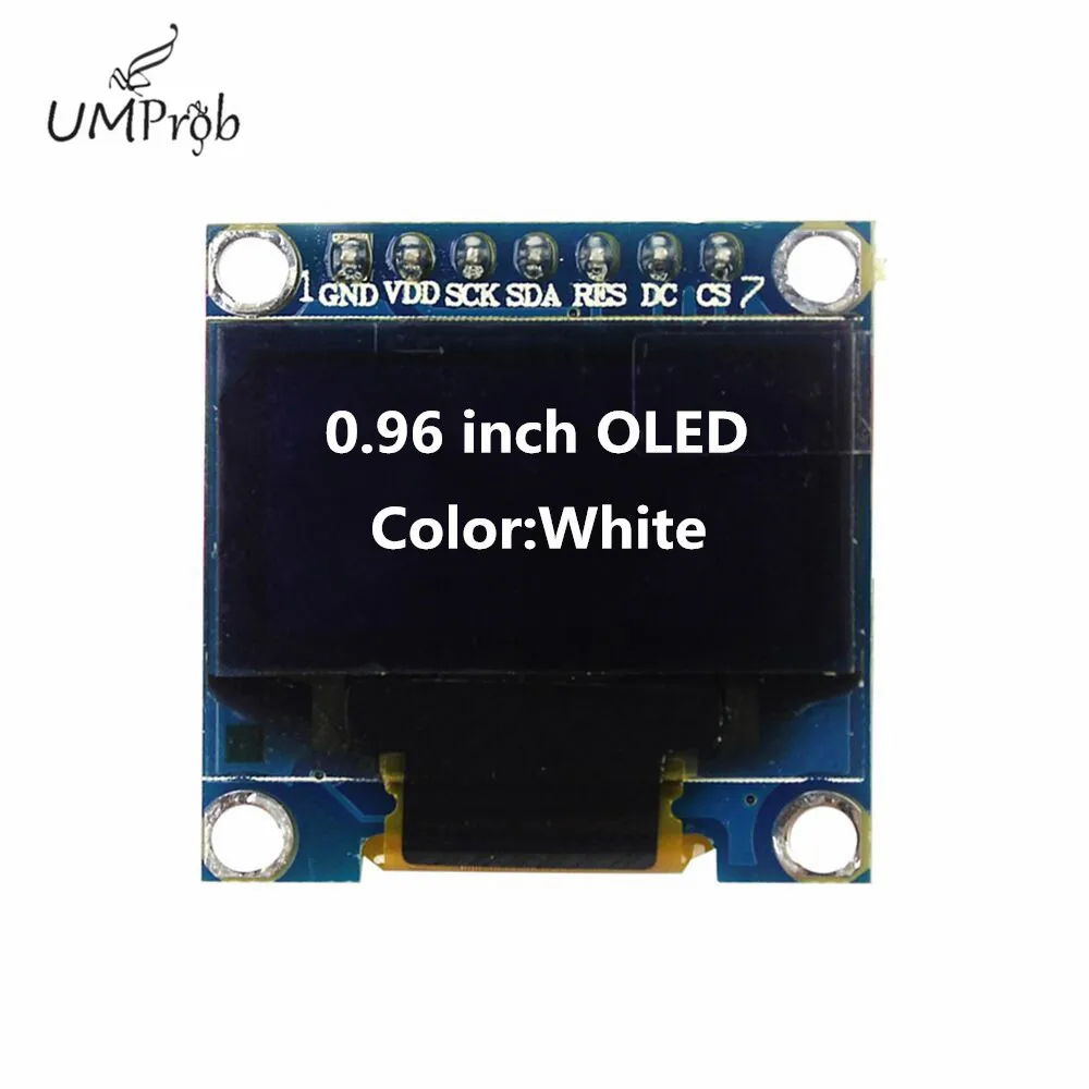 0 91 дюйма 128x32 IIC I2C белый/синий OLED ЖК дисплей DIY модуль SSD1306 Драйвер IC DC 3 В 5 для