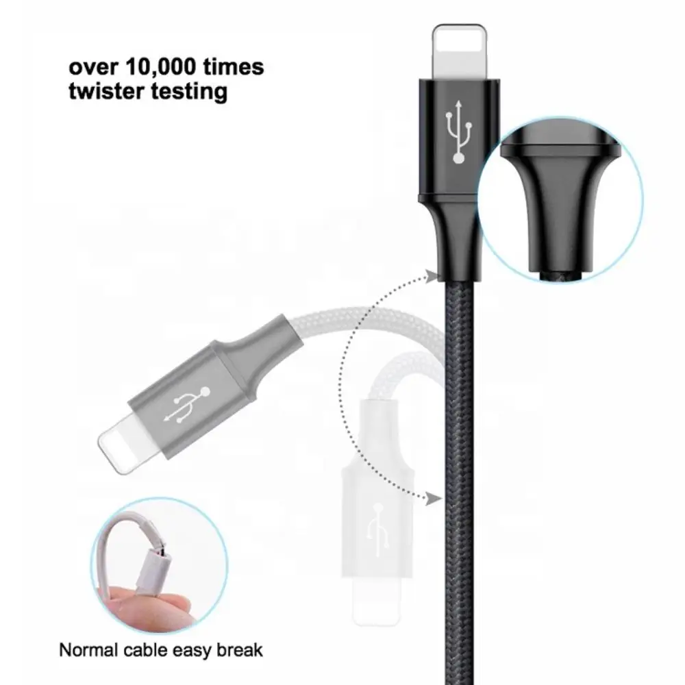 3 в 1 USB кабель мульти микро USB кабель Тип C Быстрая зарядка кабель для iPhone 6S 7 8 XS 11 Pro samsung S9 S10