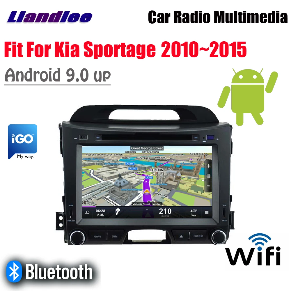 Liandlee Android 9,0 up для Kia Sportage 2010~ стерео автомобильный экран Carplay WIFI GPS BT Navi навигационная карта камера медиа