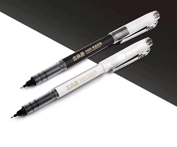 Гелевая ручка Dianshi D600, 1 шт., черная ручка с чернилами, длина письма 1500 м, канцелярские принадлежности, ручка для тестов, школы, офиса, быстросохнущая ручка