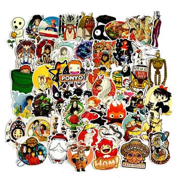 

50 Pcs/Lot Japanese Movie My Neighbor Totoro Cute Stationery Stickers For Car Laptop Notebook Luggage Decal Fridge Skateboard