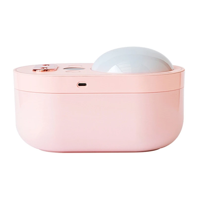 

360°Rotating Projection Air Humidifier LED Light USB Aroma Fogger Car Mist Maker