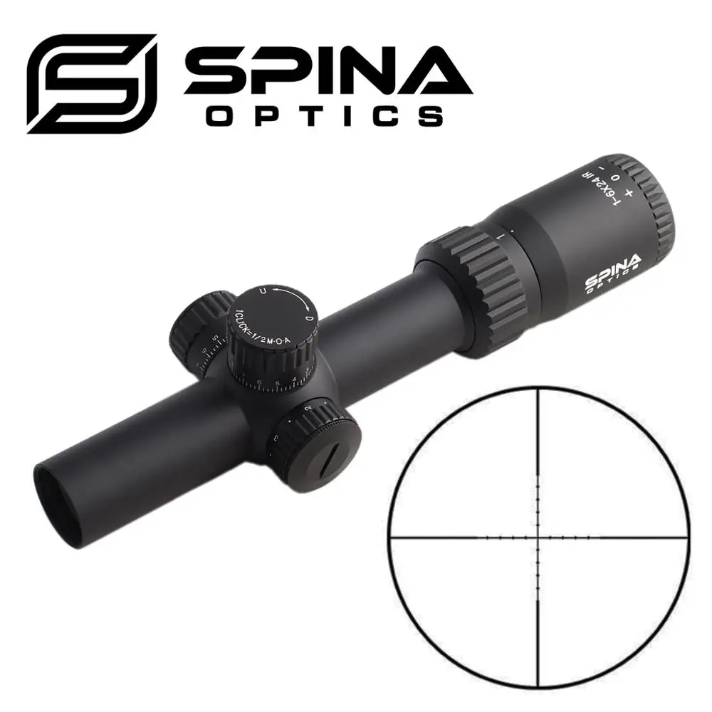 Оптический прицел SPINA BM 1-6X24 инфракрасные охотничьи прицелы компактная сетка mil dot