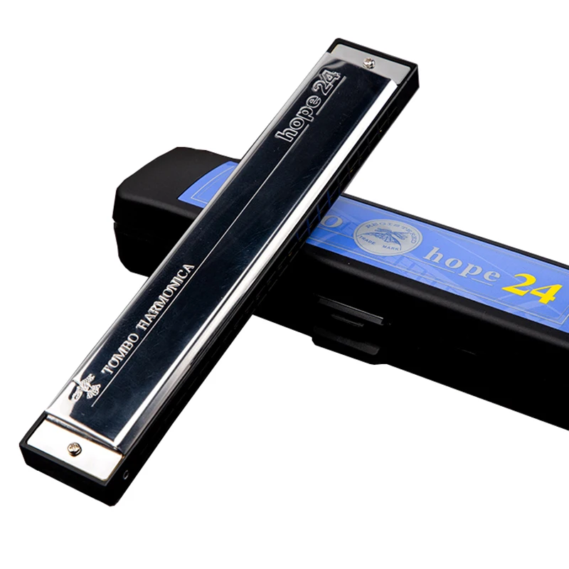 Musical Instruments | 24 Holes Harmonica | Tremolo Harmonica