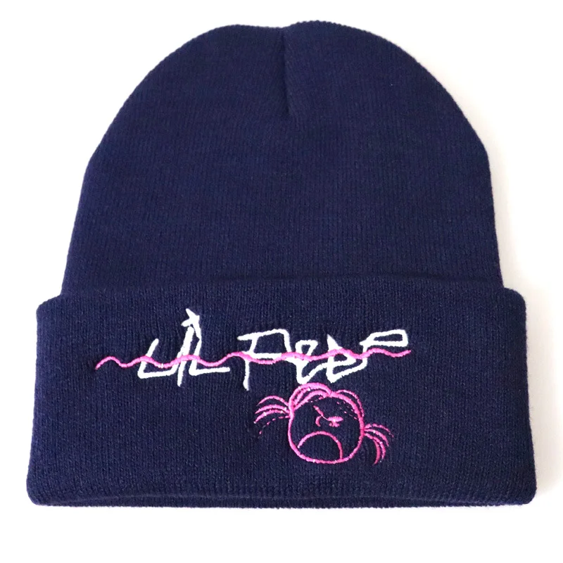 Women knit Embroidery Beanies