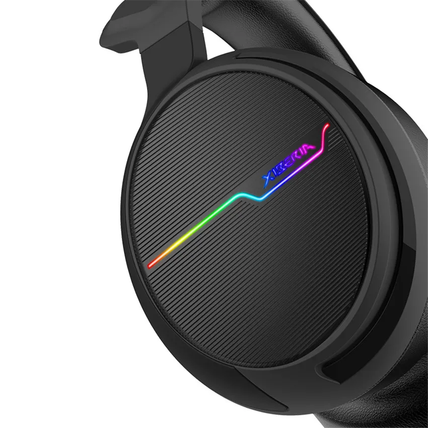 Xiberia V20 USB 7 1 объемный звук гарнитура игровые наушники бас для компьютера ноутбука