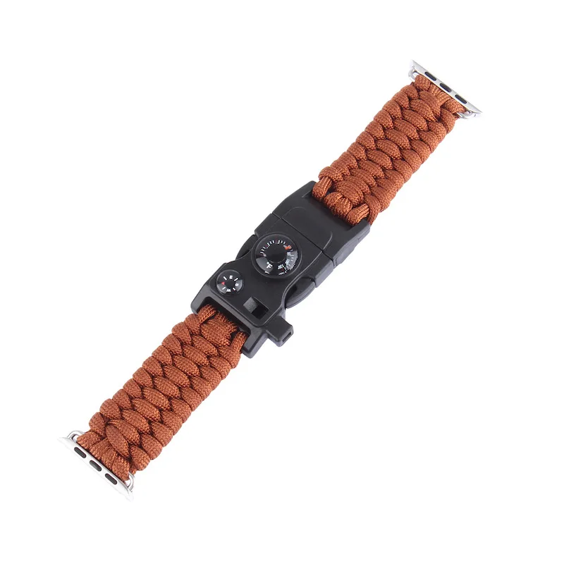 Нейлоновый спортивный открытый ремешок для Apple watch band 5 4 44 мм 40 мм correas 42 мм 38 мм Iwatch браслет ремень ремешок для часов аксессуары для Apple - Цвет ремешка: brown