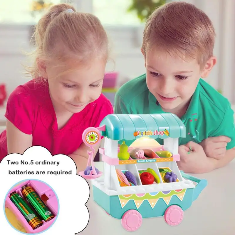 Детские пластиковые фрукты конфеты овощи еда корзина игрушка ролевые игры игрушки набор
