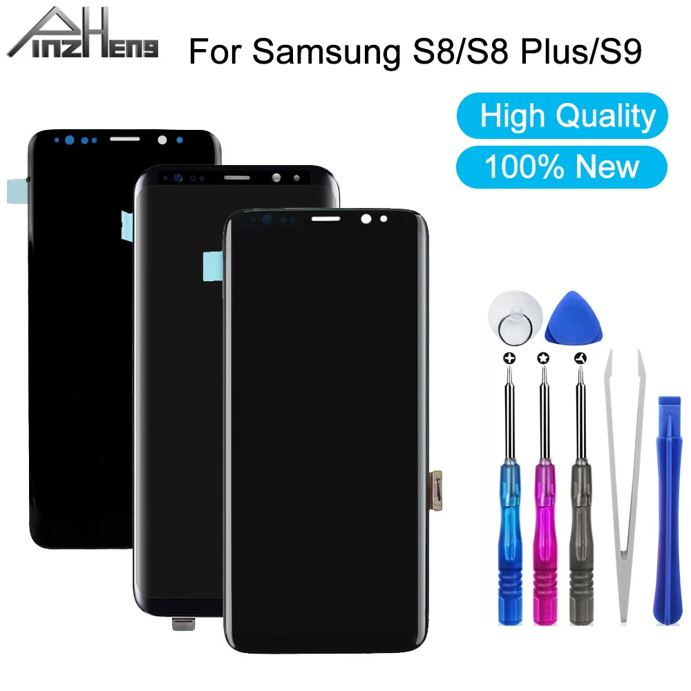 ЖК-экран PINZHENG AAAA для Samsung Galaxy S8 S9 Plus сменный экран ЖК-дигитайзер | Мобильные