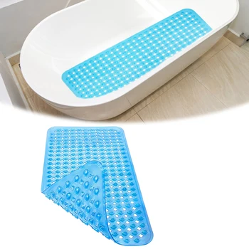

Anti-Slip Bath Mat With Suction Cup High Quality Mildew Resistant Bathtub Pad Machine Washable Children Adult Safety Shower Mat