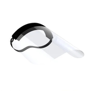 

2pcs Full Face Eyes Shield Mask Eyes Face Protection Prevent Droplets Spittle Anti Cough Spread Dust Mask Anti Dust Cover