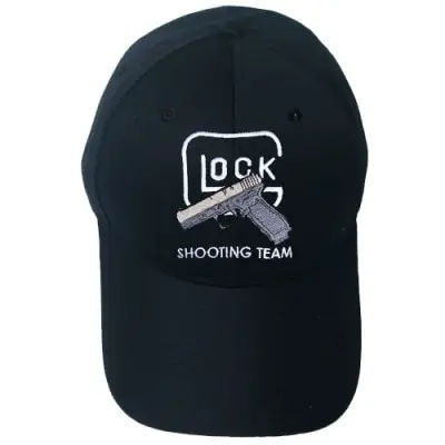 

Glock Shooting Sports Logo Black Embroidered Baseball Cap Strapback Hat