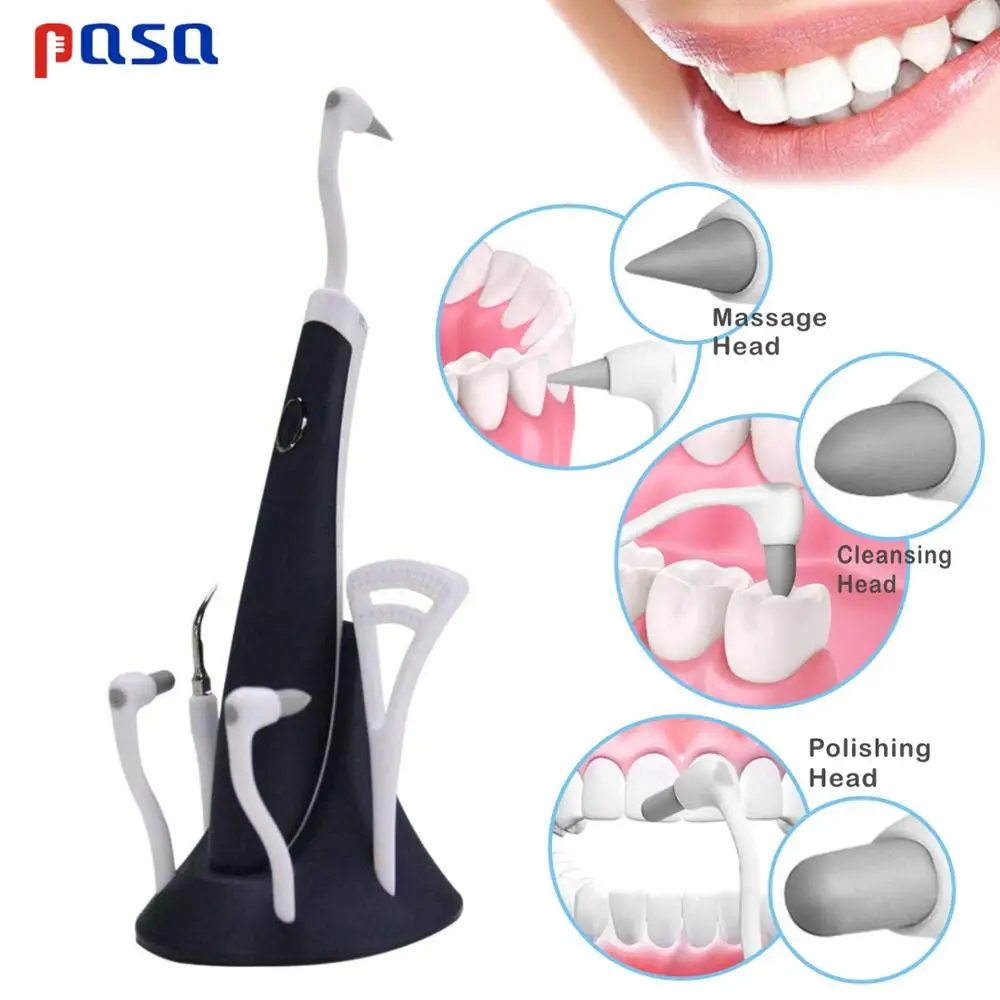 

Electrical Ultrasonic Tooth Eraser Stain Dental Plaque Remover Vibrating Dental Tool Teeth Whitening Cleaning Odontologia Tool