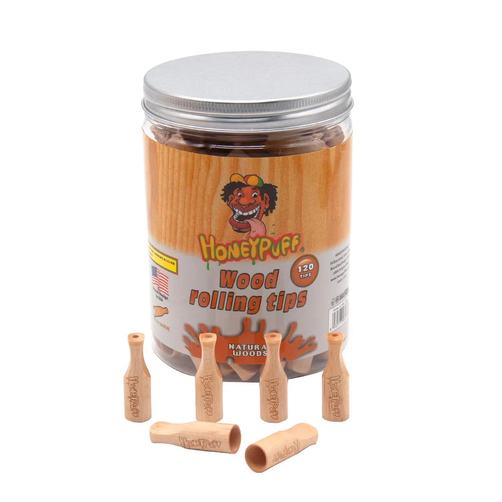 HONEYPUFF дровяные кончики рта с ароматом натурального дерева курительный деревянный кончик фильтра для рта сигарета предварительно свернутый конусный держатель табачная трубка