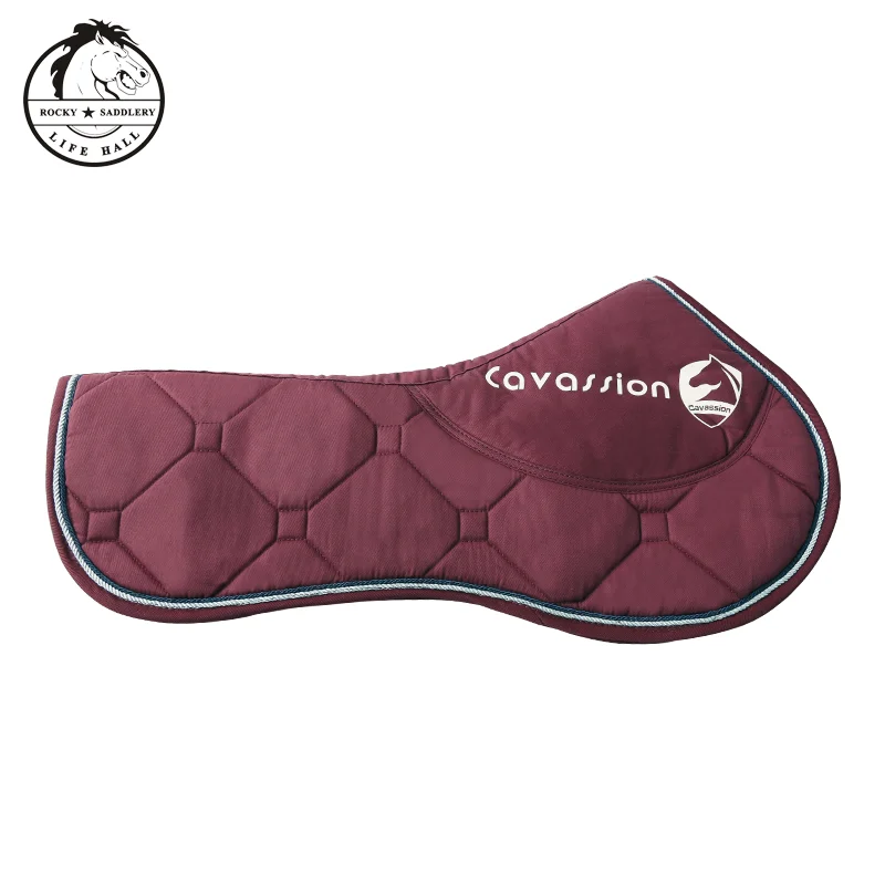 Cavassion-Equine Correction Half Saddle Pad, when Riding Horses on Horse Back