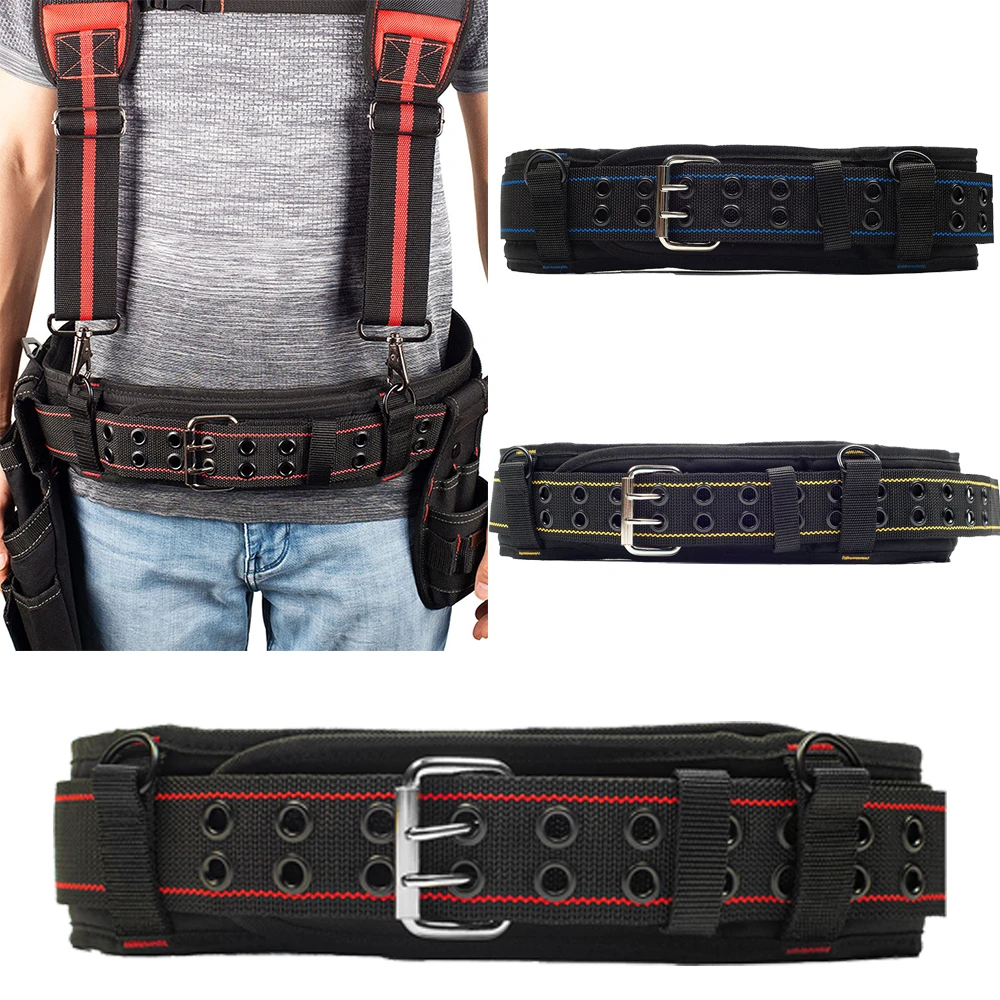 power tool bag 3 Inch Padded Tool Belt Work Tool Belt with Quick Release Buckle Back Support Adjustable Waist for Technician  Heavy Duty Work trolley tool box