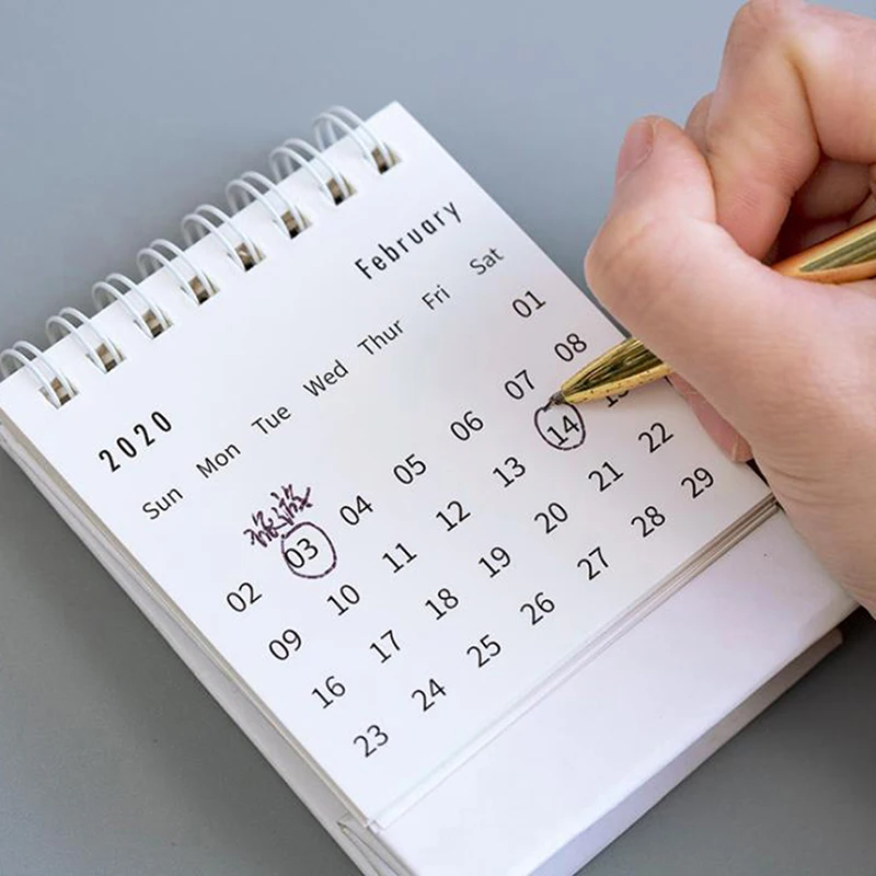 2020 planner Table Calendar weekly Monthly To Do List Desktop | Канцтовары для офиса и дома