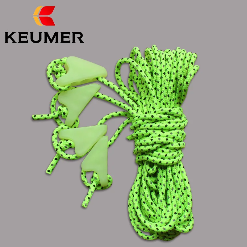 

KOJEX Wind Proof Rope Outdoor Camping Tent Rope Night Light Drawstring Fixed Rope Clothesline Tent Accessories