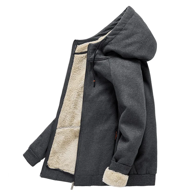 Зимние мужские свитшоты, L-5XL, 6XL, 7XL, 8XL, флисовые куртки, теплые пальто, мужские утолщенные пальто для отдыха, толстовка, куртка, спортивные костюмы