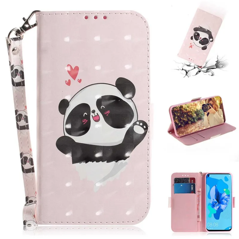 Для huawei P30 Pro Lite роскошный флип чехол-бумажник для huawei P30 Lite 3D Bling милый стиль кожаный защитный чехол для мобильного телефона - Цвет: 7