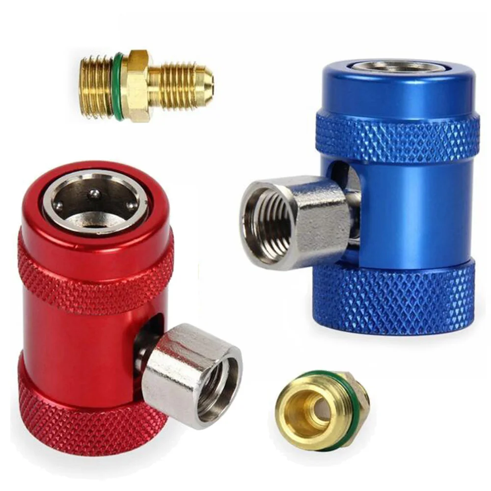 

Car Auto AC High / Low Side R1234yf Quick Couplers Adapters Conversion Kit Part