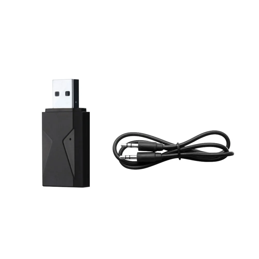 Горячая 2 в 1 USB Bluetooth 5,0 передатчик приемник 3,5 мм Aux аудио адаптер для ТВ ПК автомобиля