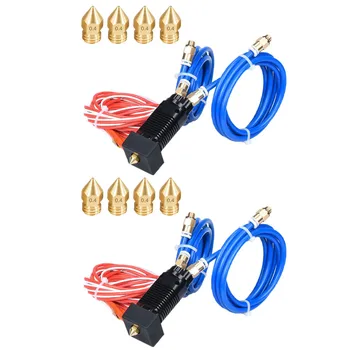 

2 in 1 Out Dual Color Hotend Extruder and 0.4mm Nozzle Print Kit Compatible for CR-10 PRO Ender-3 Series 3D Printe
