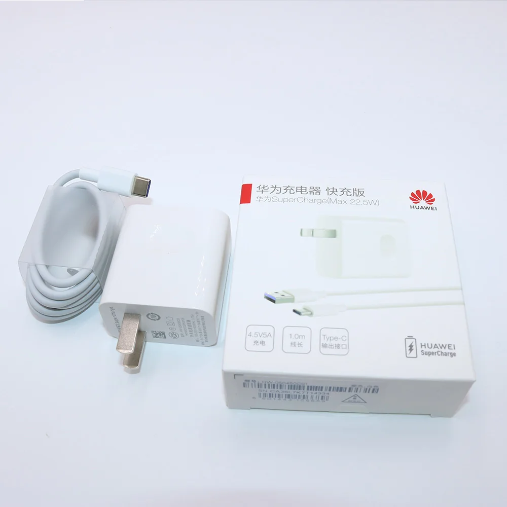 HUAWEI Supercharge супер зарядное устройство для быстрой зарядки адаптер для mate 20 9 10 pro P20 Pro P30 Honor 10 20 V20 - Тип штекера: US set packaged