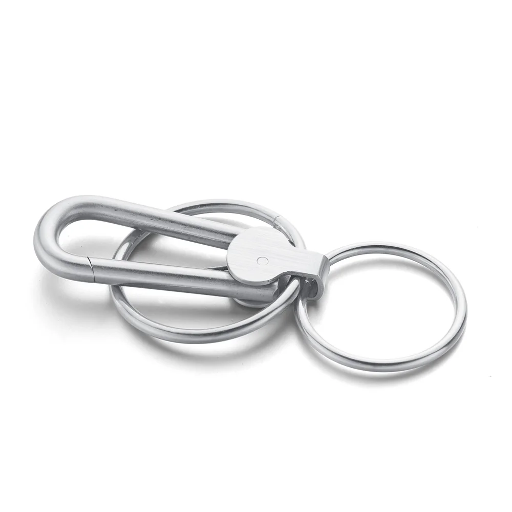 Handmade Stainless steel Key Chain Holder with Ring keychains