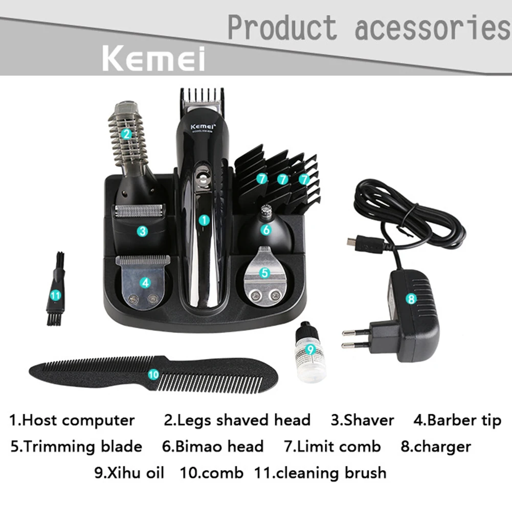Бытовая профессиональная Личная стрижка многофункциональная электрическая машинка для стрижки волос триммер для волос в носу бритвенный костюм с надписью