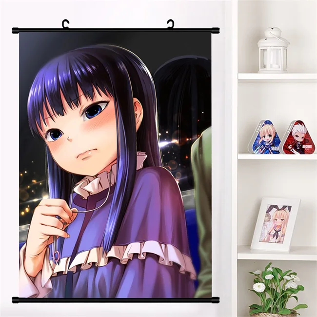Аниме высокий балл девушки ягучи харуо оно Акира стены прокрутки настенный плакат коллекция домашнего декора арт-подарки - Цвет: H