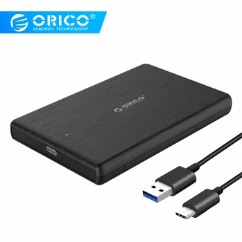 

ORICO 2.5 Inch USB3.1 Type-C SSD Case SATA3.0 External Hard Drive Disk Enclosure box for SSD Support UASP for Samsung