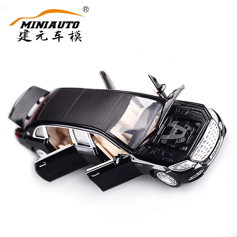 

[In Bulk] Model Car Model Mercedes S650 Extended Edition Six Cocker Sound And Light Warrior CHILDREN'S Toy Car Collection