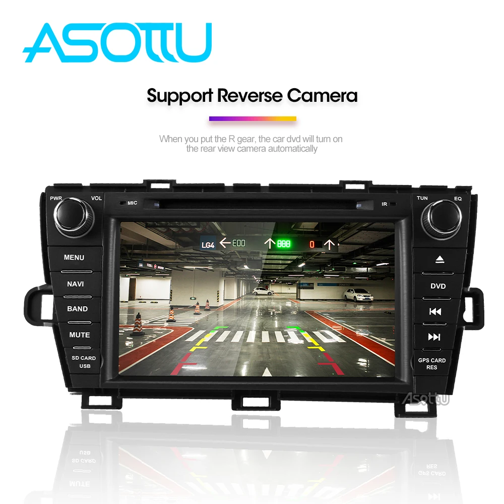 Asottu android 9,0 автомобильный dvd для Toyota Prius 2009 2010 2011 2012 2013 gps навигации мультимедийный плеер