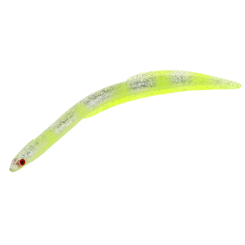 30cm Soft Fishing Bait Single Pointed Tail Loach Worms Fish Lure Tackle Jig Fishing Baits for Fisherman