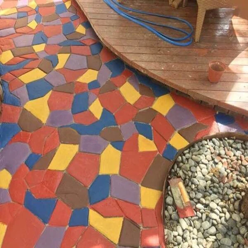 DIY бетонные Dolds вилла парковка Сад цемент форма для каменной брусчатки тротуарная плитка цемент кирпич античный пейзаж инженерные формы